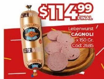 Diarco Leberwurst cagnoli oferta