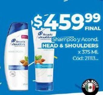 Diarco Shampoo y acondicionador head & shoulders oferta