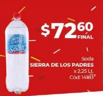 Diarco Soda sierra de los padres oferta