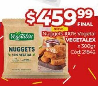 Diarco Nuggets 100% vegetal vegetalex oferta