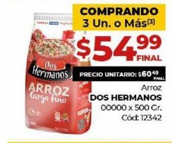 Diarco Arroz dos hermanos oferta