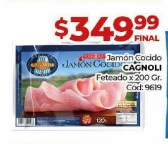 Diarco Jamón cocido cagnoli oferta