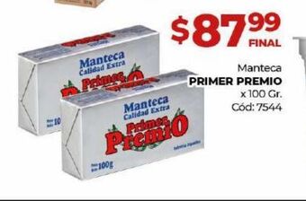 Diarco Manteca primer premio oferta
