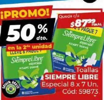 Diarco Toallas siempre libre oferta
