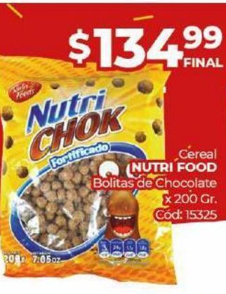 Diarco Cereal nutri food oferta