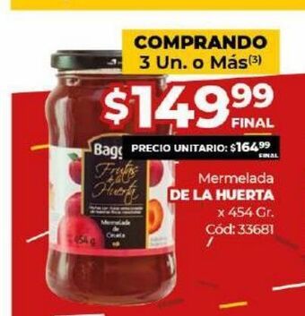 Diarco Mermelada de la huerta oferta