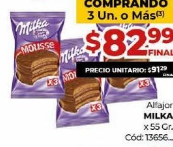 Diarco Alfajor milka oferta