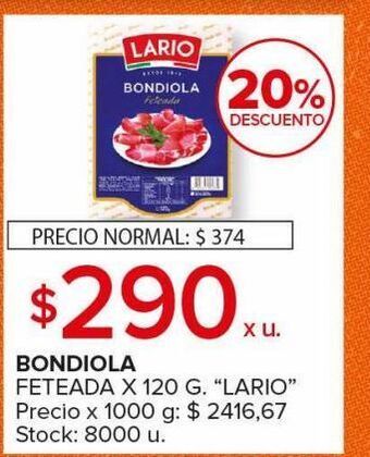 Carrefour Maxi Bondiola feteada oferta