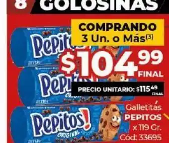Diarco Galletas pepitos oferta