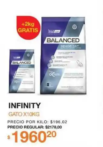 Puppis Balanced Infinity Gato X10Kg oferta