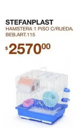 Puppis Stefanplast Hamstera 1 Piso C/Rueda, Beb.Art.115 oferta
