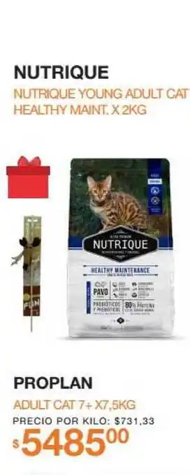 Puppis Nutrique Nutrique Young Adult Cat Healthy Maint. X 2Kg oferta