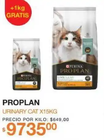 Puppis Purina Proplan Urinary Cat X15Kg oferta