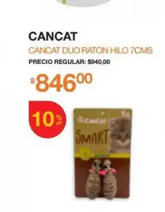 Cancat Cancat Duo Raton Hilo 7cms