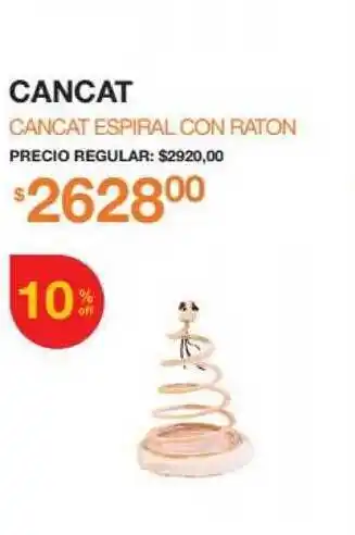 Puppis Cancat Cancat Espiral Con Raton oferta