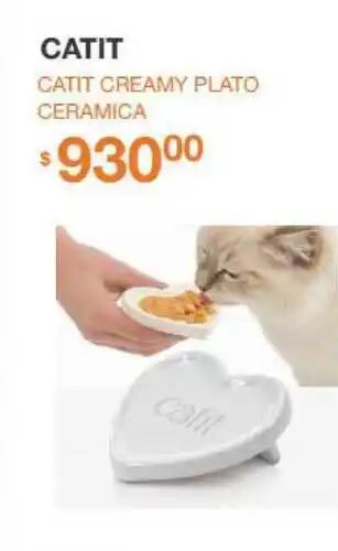Puppis Catit Catit Creamy Plato Ceramica oferta