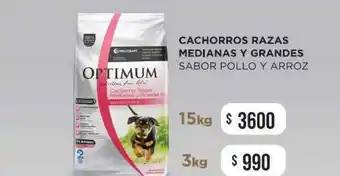 Optimum Cachorros Razas Medianas Y Grandes 3kg