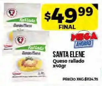 Supermayorista Vital Santa Elene Queso Rallado x 40gr oferta