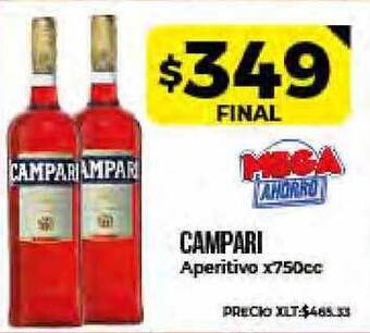 Supermayorista Vital Campari Aperitivo x 750cc oferta