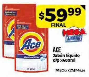 Supermayorista Vital Ace Jabón liquido D/p x 400ml oferta