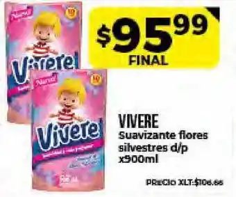Supermayorista Vital Vivere Suavizante flores silvestres d/p x 900ml oferta