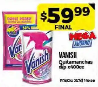 Supermayorista Vital Vanish Quitamanchas d/p x400cc oferta