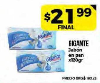 Supermayorista Vital Gigante Jabón en pan x120gr oferta