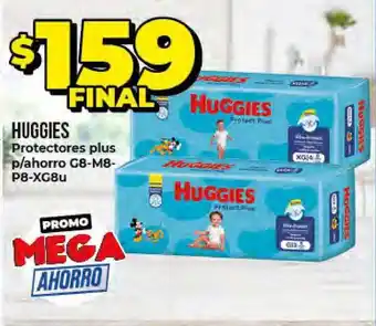 Supermayorista Vital Huggies Protectores plus p/ahorro GB-M8-P8-XG8u oferta