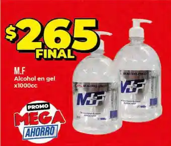 Supermayorista Vital M.F Alcohol en gel x 1000cc oferta