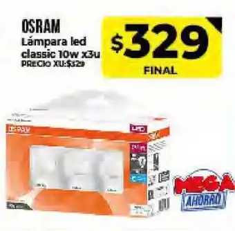 Supermayorista Vital Osram Lámpara led classic 10w x3u oferta