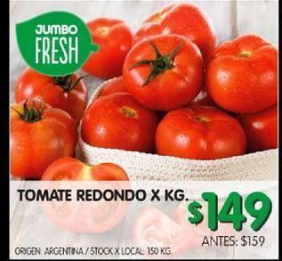 Jumbo Tomate redondo x kg oferta