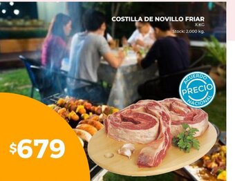 Supermercados Tadicor Costilla De Novillo Friar x kg oferta