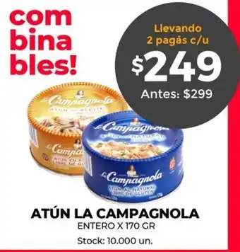 Supermercados Tadicor Atún La Campagnola x 170 gr oferta