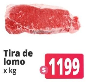 Autoservicio Capo Tira de lomo x kg oferta