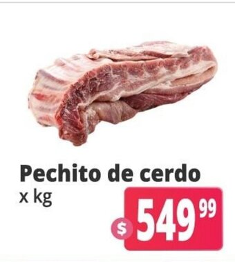 Autoservicio Capo Pechito de cerdo x kg oferta