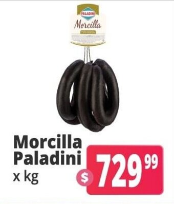 Autoservicio Capo Morcilla Paladini x kg oferta