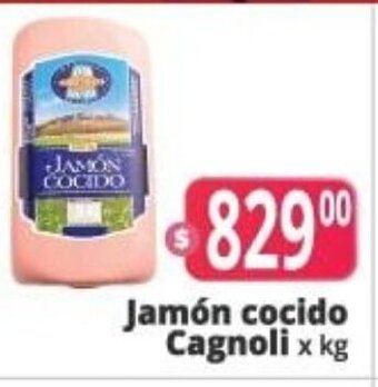 Autoservicio Capo Jamón cocido Cagnoli x kg oferta