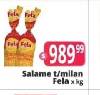 Autoservicio Capo Salame t/milan Fela x kg oferta
