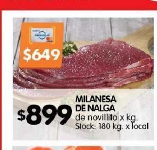 Disco Milanesa de nalga oferta