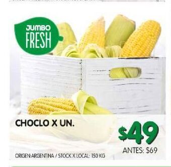 Jumbo Choclo x un oferta
