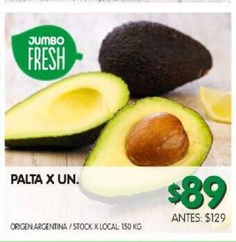 Jumbo Palta x un oferta