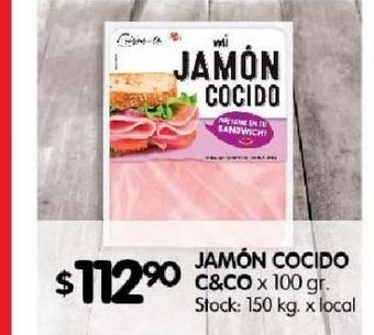 Disco Jamón cocido c&co oferta