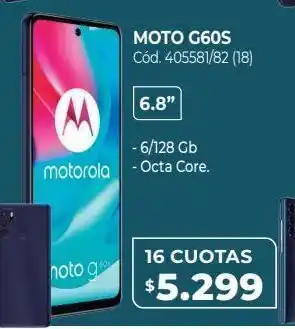 Naldo Lombardi Moto g60s cód. 405581/82 oferta