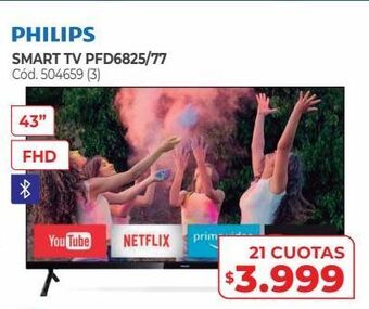 Naldo Lombardi Philips smart tv pfd6825/77 oferta