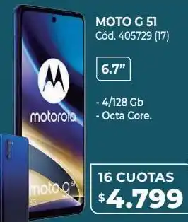 Naldo Lombardi Moto g 51 oferta