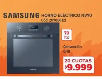 Naldo Lombardi Horno eléctrico samsung nv70 oferta