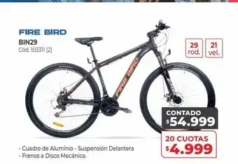 Naldo Lombardi Bicicleta fire bird bin29 r29 oferta