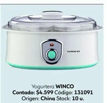Coppel Yogurtera winco oferta