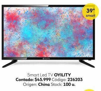 Coppel Smart tv led 39" oyility oferta