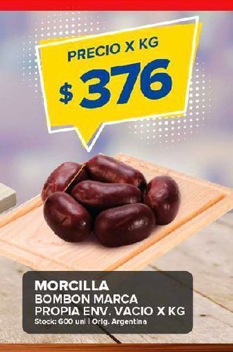 Carrefour Maxi Morcilla bombon x kg oferta
